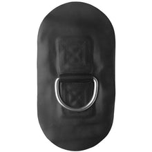 Load image into Gallery viewer, NRS STAR 2" Oval D-Ring PVC Patch Black
